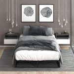 Нощно шкафче Vicco Urbano, антрацит/бяло, 45 x 28 см - Image 5