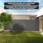 Jago® Прибиращ се параван за външна употреба 500 x 180 см - Image 3