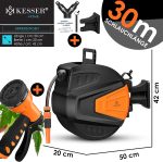 KESSER® 30+2м макара за маркуч за вода, Въртене на 180° - Image 2