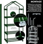 KESSER® 4-етажна оранжерия 69x50x158см с 4 рафта - Image 2