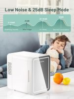 Мини хладилник за козметика VINATO, 4L с LED огледало - Image 4