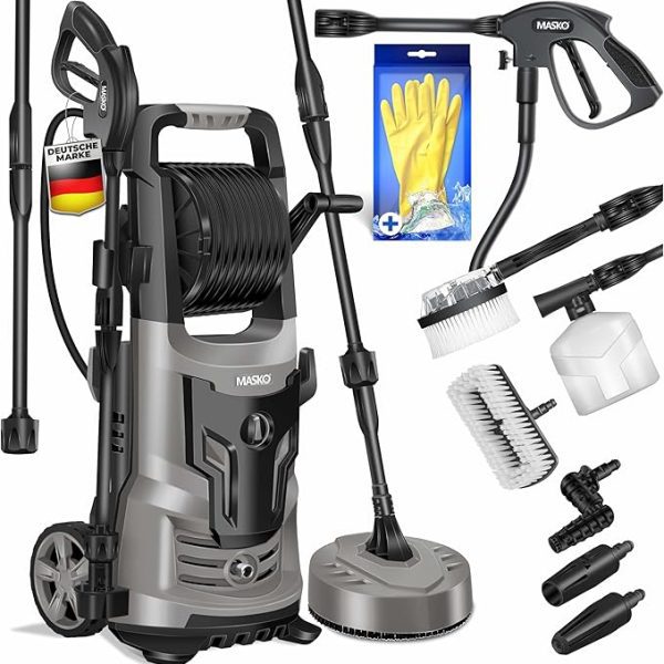 MASKO® Водоструйка 2200 вата 165 бара 450 л/ч
