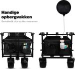 Сгъваема количка с подвижен покрив, черна - Image 7