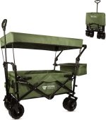 Сгъваема количка с подвижен покрив, черна - Image 2