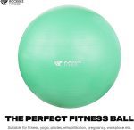 Rockerz Fitness® Йога топка с помпа 65см - Image 4