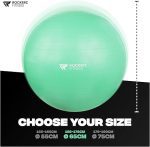 Rockerz Fitness® Йога топка с помпа 65см - Image 6