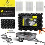 KESSER® Мрежа за ремарке 2x3 м, разтеглива фина мрежа