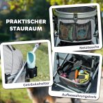 PawHut Кучешка количка 3 в 1 Сгъваема кучешка до 10 кг - Image 9