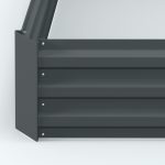 Комплект от 2 саксии Outsunny, поцинкована стомана - Image 5