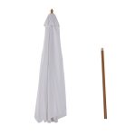 Слънчев чадър Ø 300 см, чадър с UV защита, от дърво - Image 6