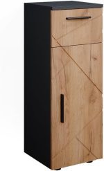 Шкаф за баня Vicco Midi, златен дъб / антрацит, Ирма