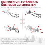 Коледна елха HOMCOM, изкуствена ела, 180 x Φ105 см - Image 9