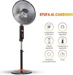 1000W ел халогенен карбонов нагревател с вентилатор - Image 3