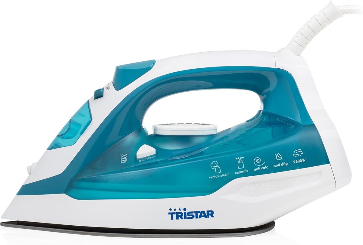 Парна ютия Tristar ST-8320 2600W Тюркоаз, Бяла - Image 4