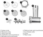 Edihome, Електрическа месомелачка с тласкач за колбаси - Image 5
