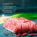 Edihome, Електрическа месомелачка с тласкач за колбаси - Image 6