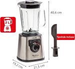 Блендер Moulinex Perfect Mix, стъклен буркан, 1,5 литра, 1200W - Image 6
