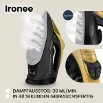 Безжична парна ютия ZEEGMA IRONEE с керамична подметка - Image 8