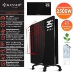 KESSER® Стъклен конвектор, функция за WiFi приложение - Image 3