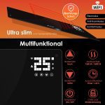 KESSER® Стъклен конвектор, функция за WiFi приложение - Image 5