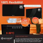 KESSER® Стъклен конвектор, функция за WiFi приложение - Image 8