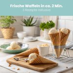 Уред за гофрета Clatronic HA 3494, 18 см, 220-240 V, 1200 вата - Image 5