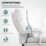 Офис стол HOMCOM, регулируема височина, накланяне на 160 - Image 5