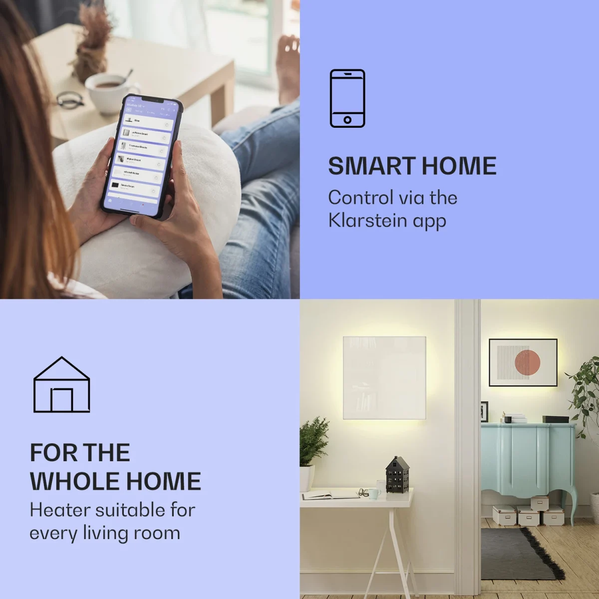 Oтоплителен уред 2 в 1 Klarstein 500 smart - Image 2