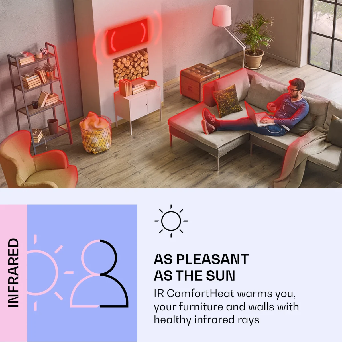 Oтоплителен уред 2 в 1 Klarstein 500 smart - Image 4