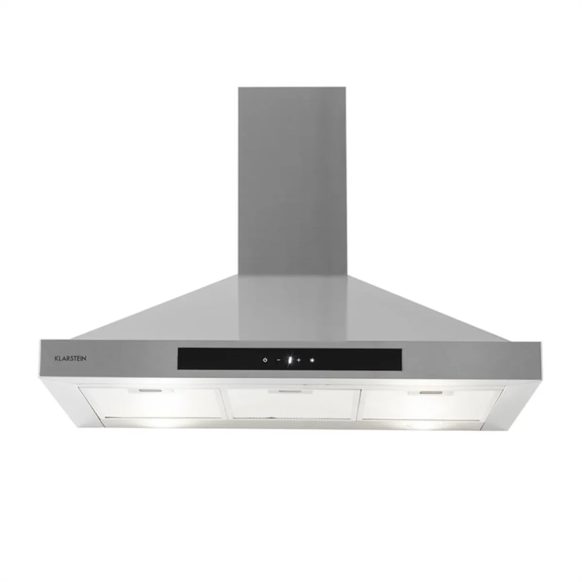 Zelda 90 абсорбатор Klarstein, 210W, 3 нива, 650m³/h, LED, енергиен клас B, неръждаема стомана - Image 3
