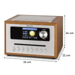 Silver Star CD Cube, радио, bluetooth, HCC дисплей Auna - Image 10