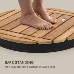 Градински душ Blumfeldt Sumatra Teak Round - Image 4