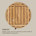Градински душ Blumfeldt Sumatra Teak Round - Image 6