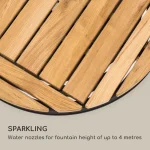 Градински душ Blumfeldt Sumatra Teak Round - Image 7