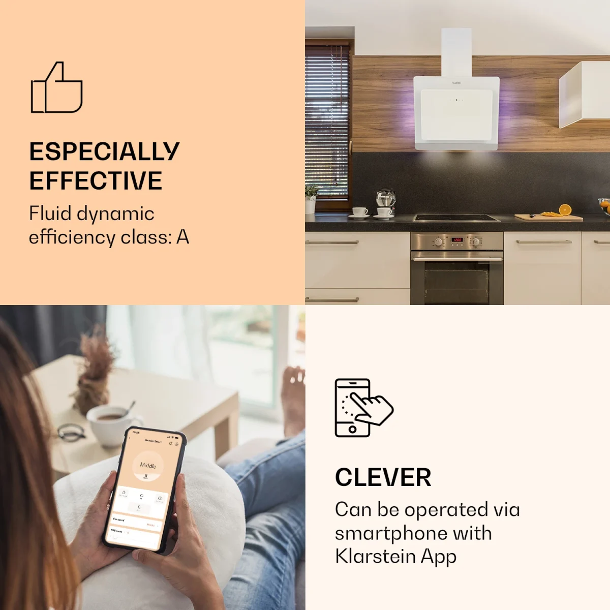 Klarstein Aurora 60 Smart, абсорбатор, 60 см - Image 3