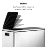 Кошче за отпадъци с педали Klarstein Grandmaster Trash - Image 2