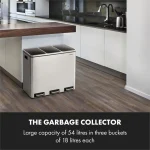 Кошче за отпадъци с педали Klarstein Grandmaster Trash - Image 5