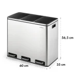 Кошче за отпадъци с педали Klarstein Grandmaster Trash - Image 6