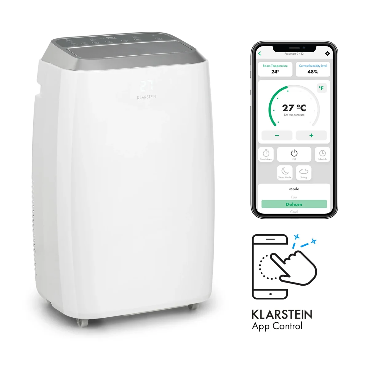 Klartein Iceblock Prosmart 12 мобилен климатик - Image 1