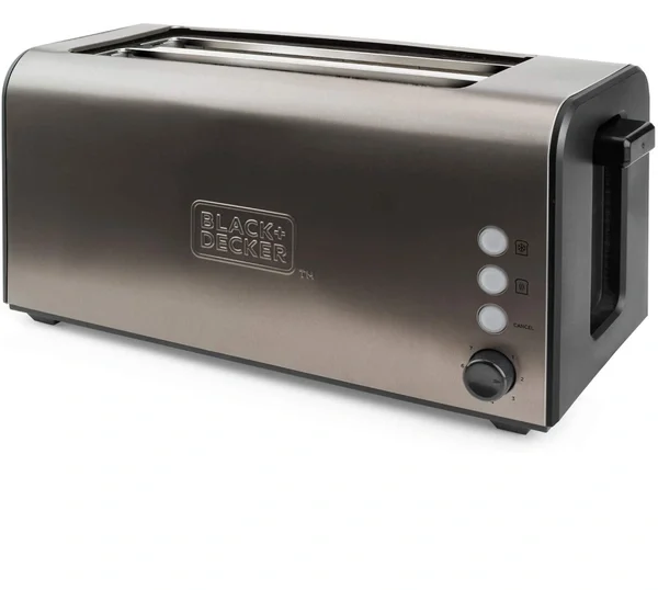 Тостер, Black & Decker, 1500 W, сребрист