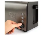 Тостер, Black & Decker, 1500 W, сребрист - Image 4