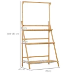 Outsunny Дървени стълби за цветя - Image 4