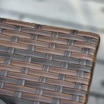 Outsunny Ратанова плетена маса с отвор за чадър - Image 2