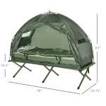 Outsunny Portable Camping Bed Сгъваема палатка - Image 2