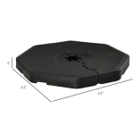 Outsunny 4 PC, външна шестоъгълна стойка - Image 3