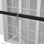 Outsunny Стойка за висящ стол, 135 cm x 178 cm x 205 cm - Image 6