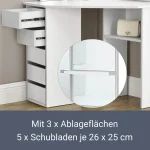 Тоалетка Nova с LED осветление - Image 6