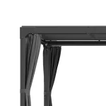 Outsunny Pergola Besede 4 завеси, 1 прибиращ се покрив - Image 4