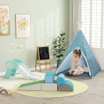 Комплект за игра за катерене и пълзене HOMCOM от 5 части - Image 7