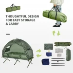 Outsunny Portable Camping Bed Сгъваема палатка - Image 5